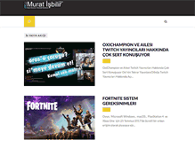 Tablet Screenshot of muratisbilir.com